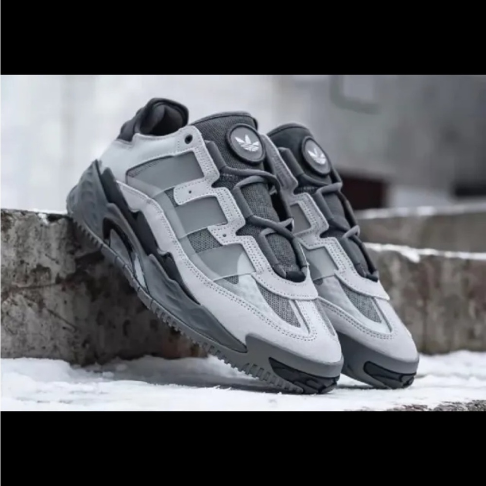 Adidas Originals Niteball Basketball Shoes in Light Grey  S24147.